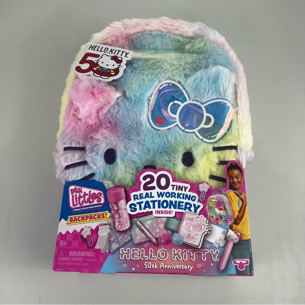 Hello Kitty 50th Anniversary Backpack w/ Tiny Stationary